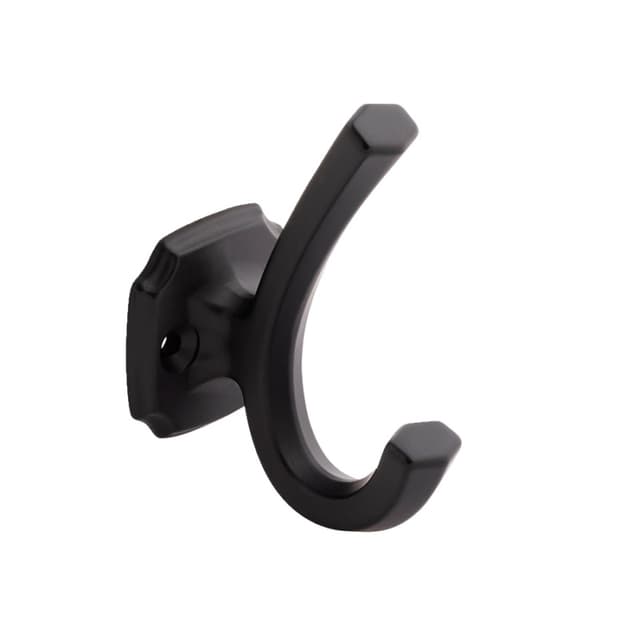 1" Veranda Hook, Matte Black