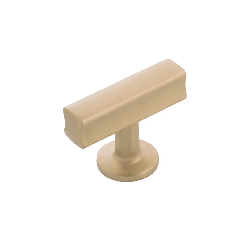 1-15/16" x 15/16" Woodward T-Cabinet Knob, Champagne Bronze