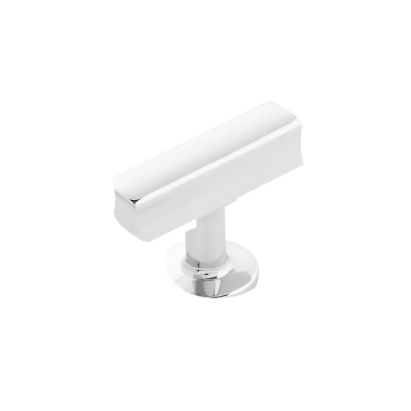 1-15/16" x 15/16" Woodward T-Cabinet Knob, Chrome