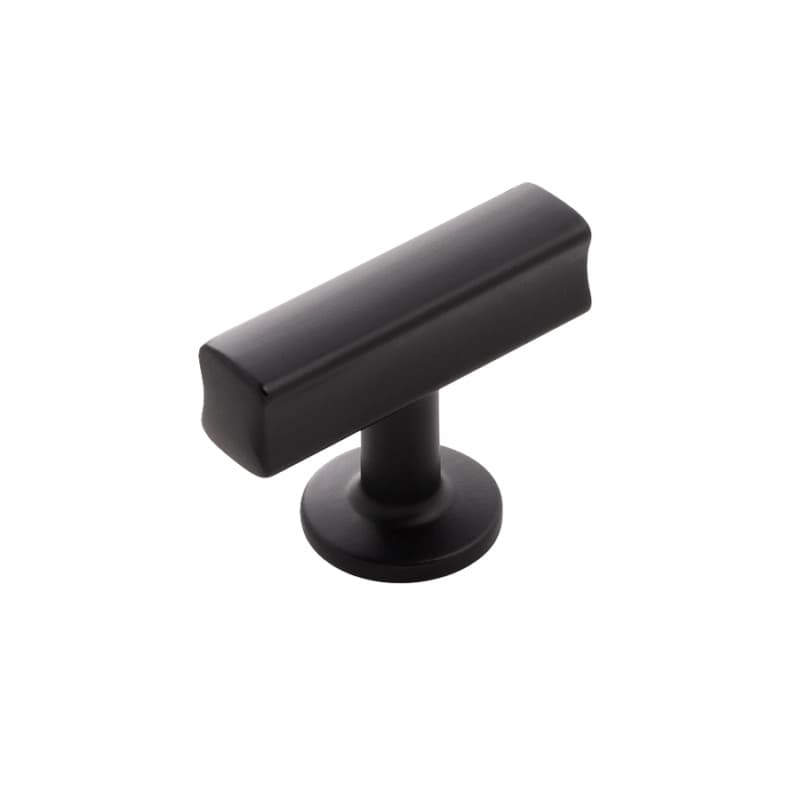 1-15/16" x 15/16" Woodward T-Cabinet Knob, Matte Black