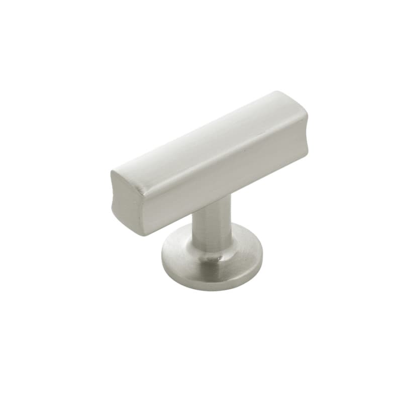 1-15/16" x 15/16" Woodward T-Cabinet Knob, Satin Nickel