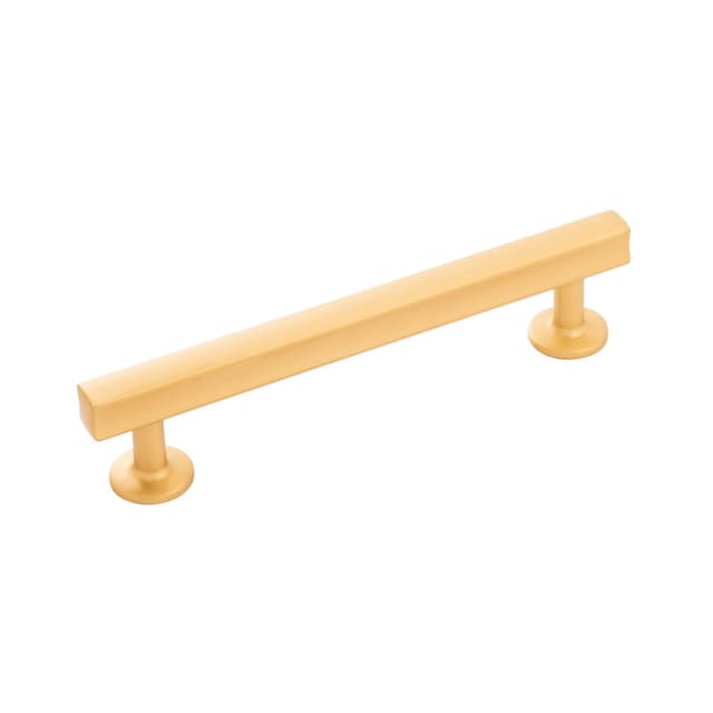 5-1/16" Woodward Bar Pull, Brushed Golden Brass