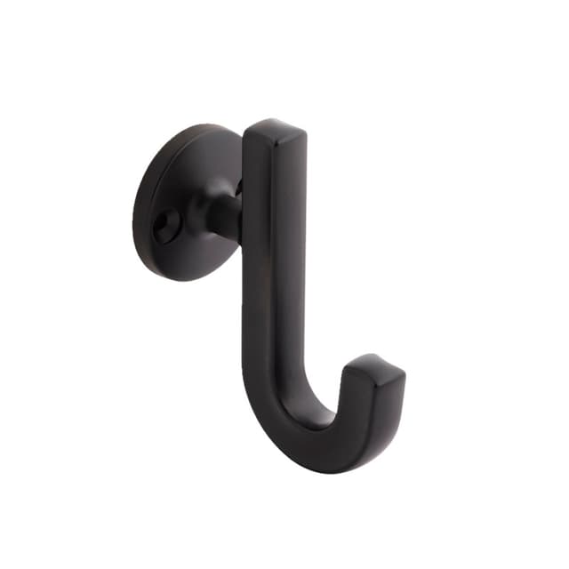 1-1/8" Woodward Hook, Matte Black