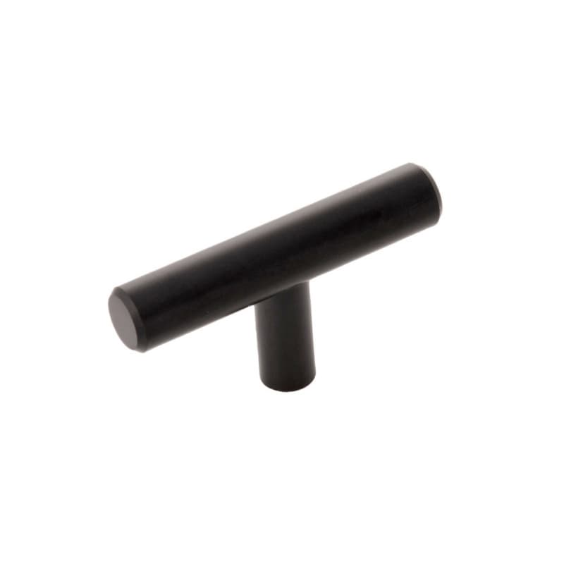 2-3/8" x 1/2" Bar Pulls T-Cabinet Knob, Matte Black