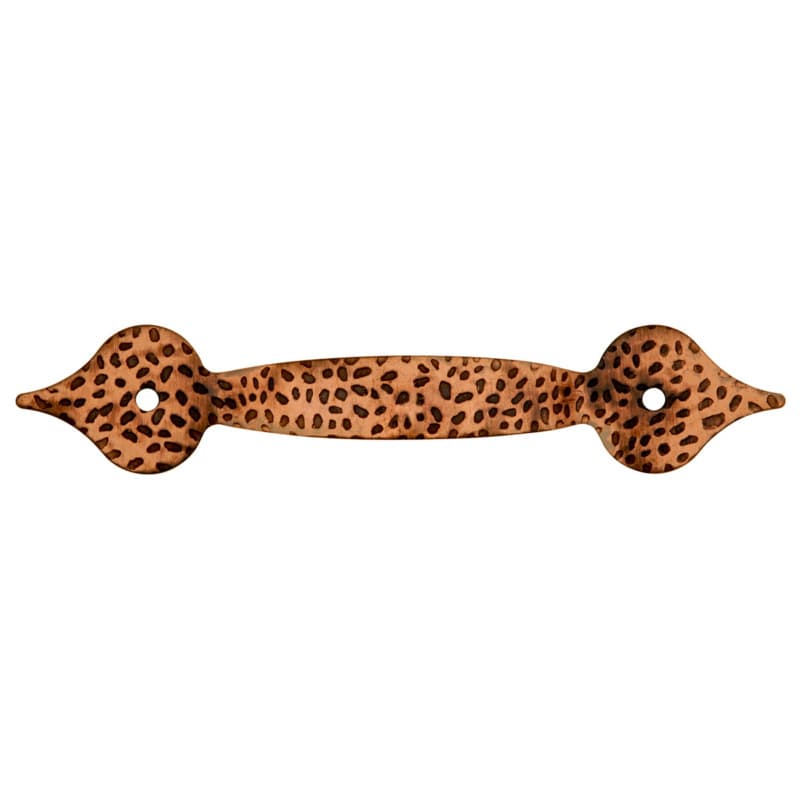 3-1/4" x 5" x 1" Southwest Lodge Arch Pull, Antique Copper