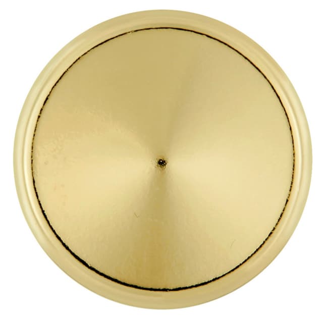1-1/2" Metropolis Cabinet Knob, Polished Brass