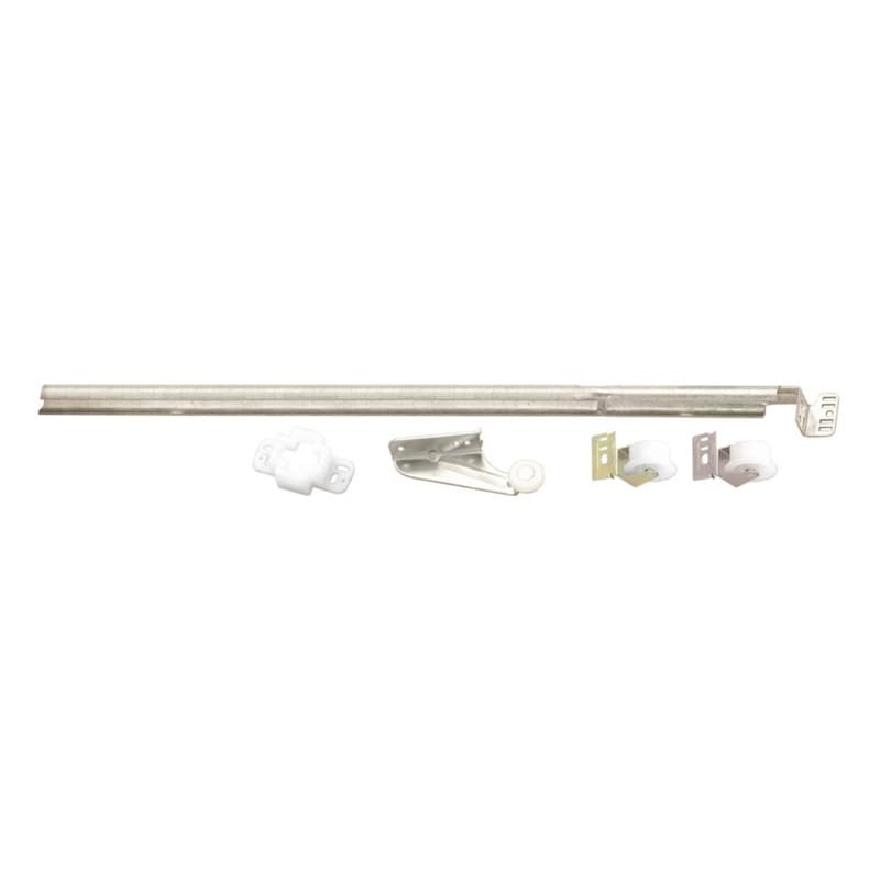 Drawer Slide Mono Rail, 3/4 Extension, Center-Mount, Cadmium , 23-5/16"
