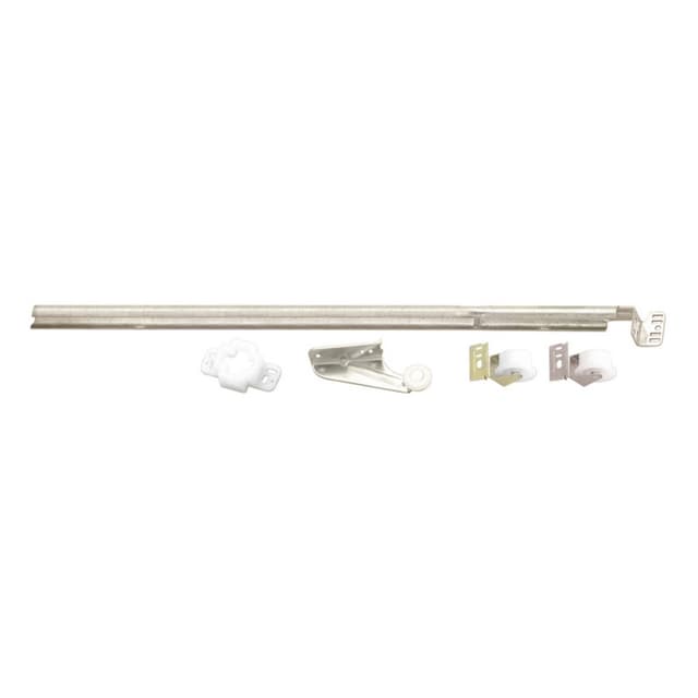 Drawer Slide Mono Rail, 3/4 Extension, Center-Mount, Cadmium , 23-5/16"
