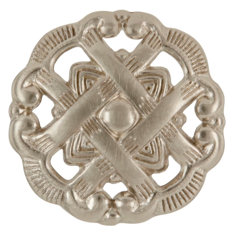 1-1/2" x 5/16" Cavalier Cabinet Knob, Satin Nickel