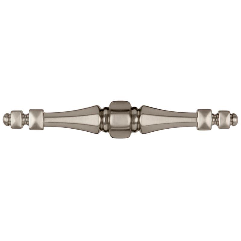 4-1/4" x 5-3/4" x 1" Southwest Bar Pull, Satin Nickel