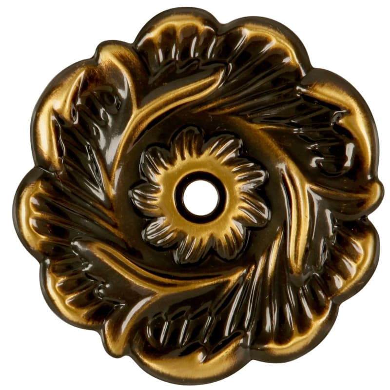 2-3/8" Cavalier Cabinet Backplate, Antique Brass