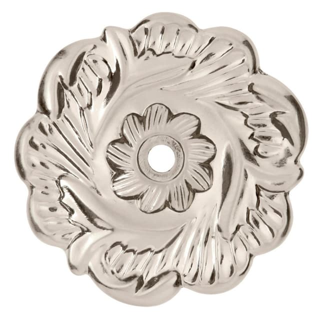 2-3/8" Cavalier Cabinet Backplate, Satin Nickel