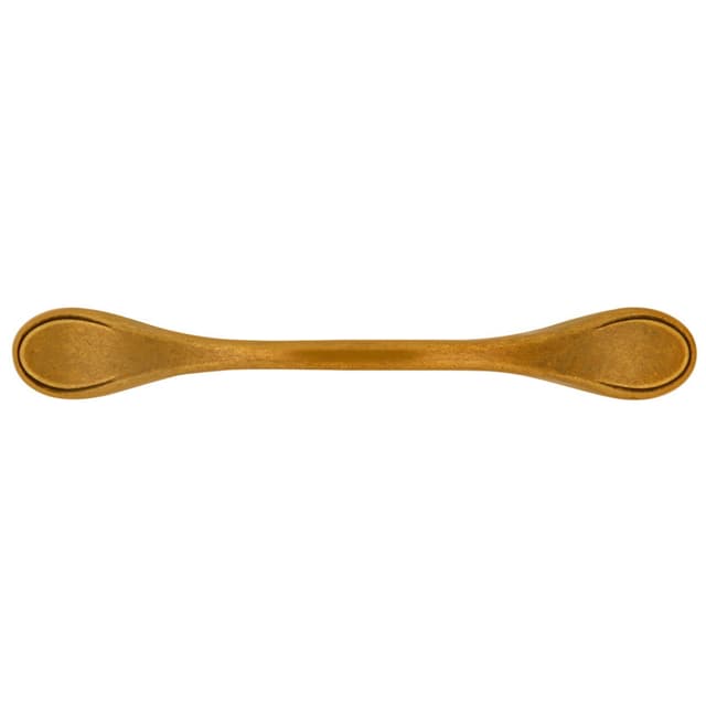3" x 5" x 11/16" Southwest Arch Pull, Lustre Brass