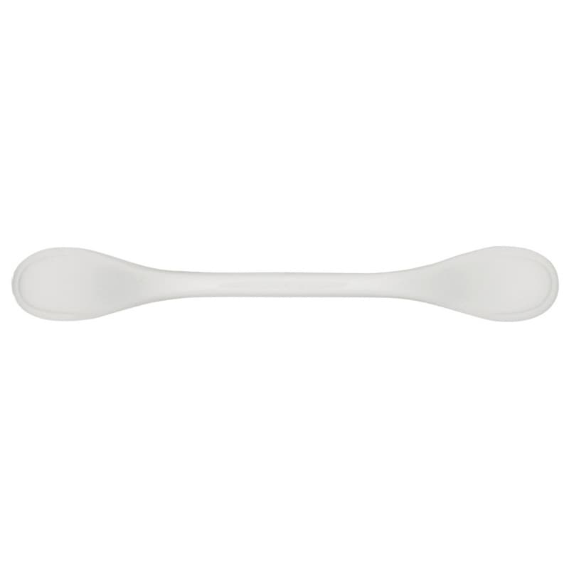 3" x 5" x 11/16" Southwest Arch Pull, White