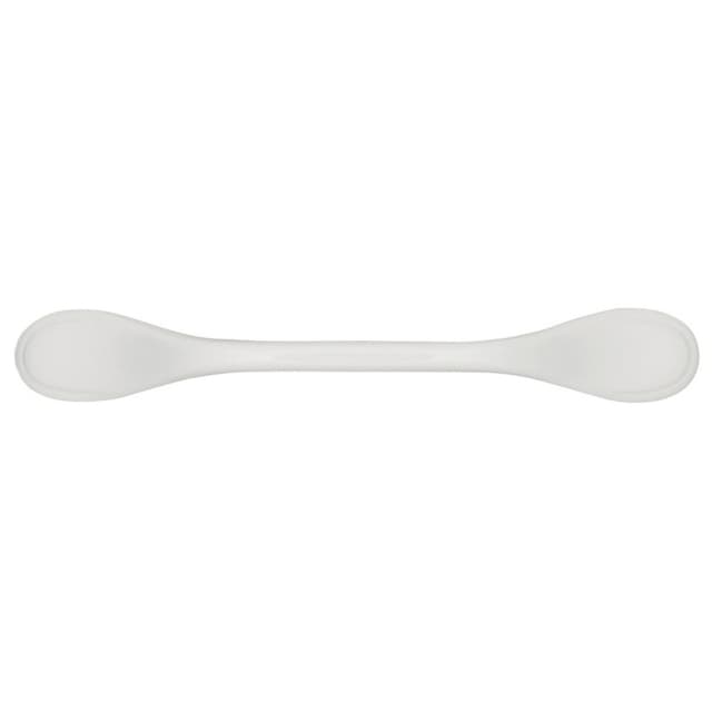 3" x 5" x 11/16" Southwest Arch Pull, White