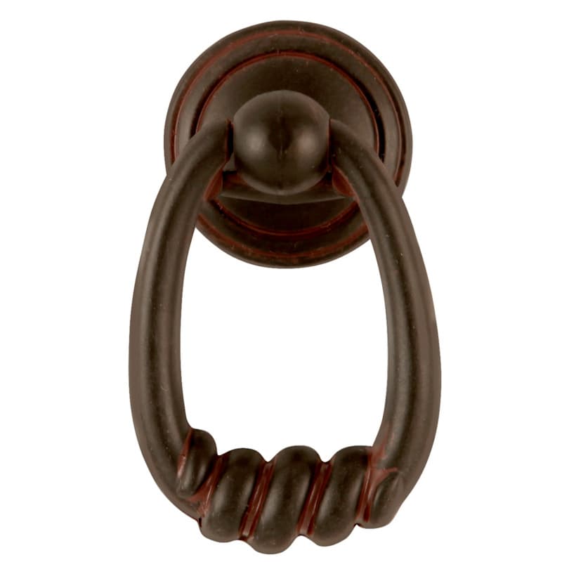 2-1/8" x 1-1/2" Manchester Ring Pull, Rustic Iron