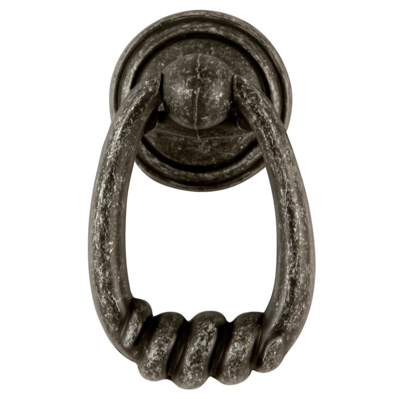 2-1/8" x 1-1/2" Manchester Ring Pull, Vibra Pewter
