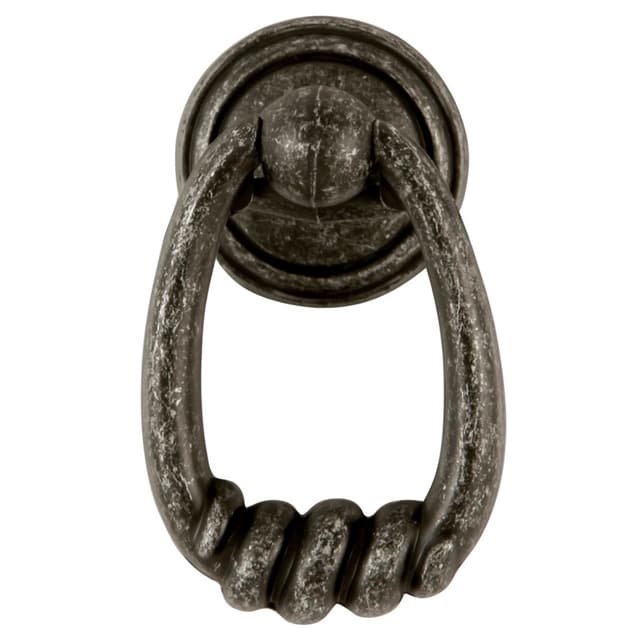 2-1/8" x 1-1/2" Manchester Ring Pull, Vibra Pewter