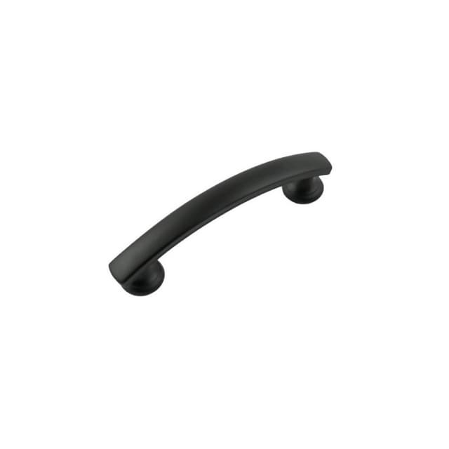 3" American Diner Arch Pull, Matte Black