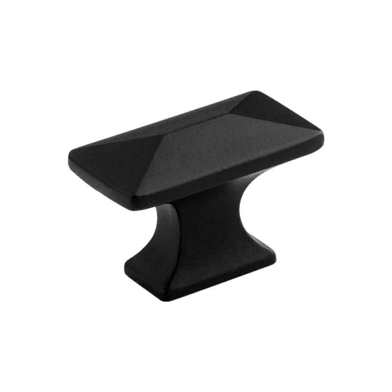 1-1/4" Bungalow Cabinet Knob, Matte Black