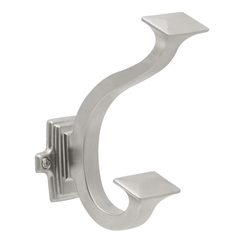 5" Bungalow Signature Cabinet Hook, Polished Nickel