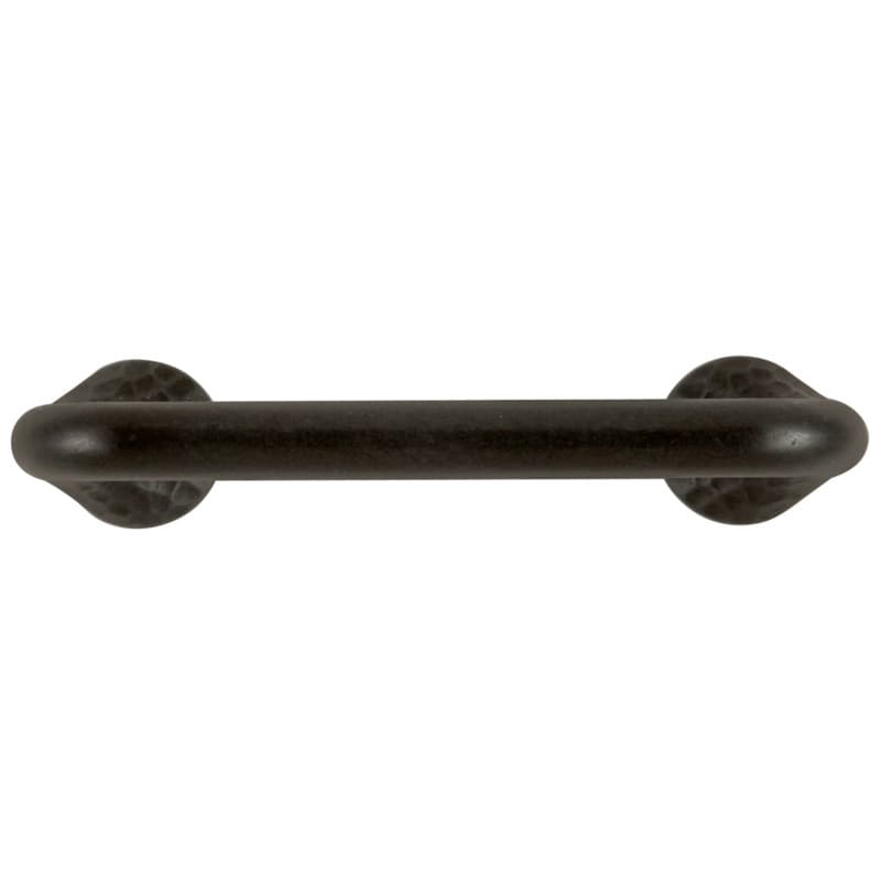 3" Craftsman Cabinet Pull, Black Iron
