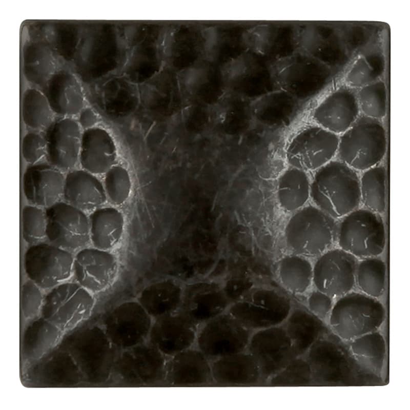 1-1/4" Craftsman Cabinet Knob, Black Iron