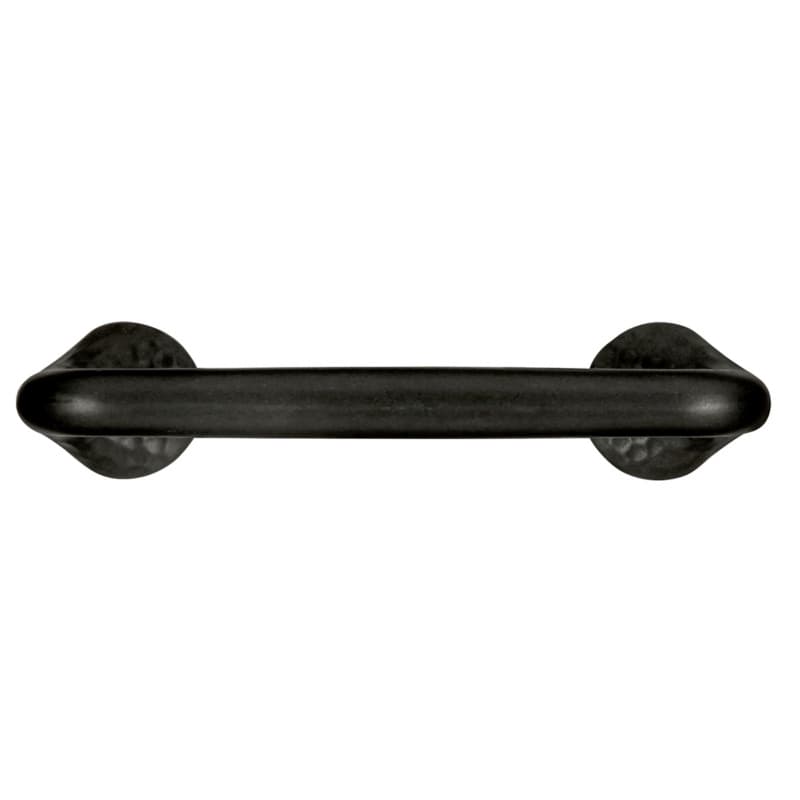3-3/4" Craftsman Cabinet Pull, Black Iron