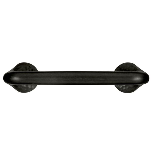 3-3/4" Craftsman Cabinet Pull, Black Iron