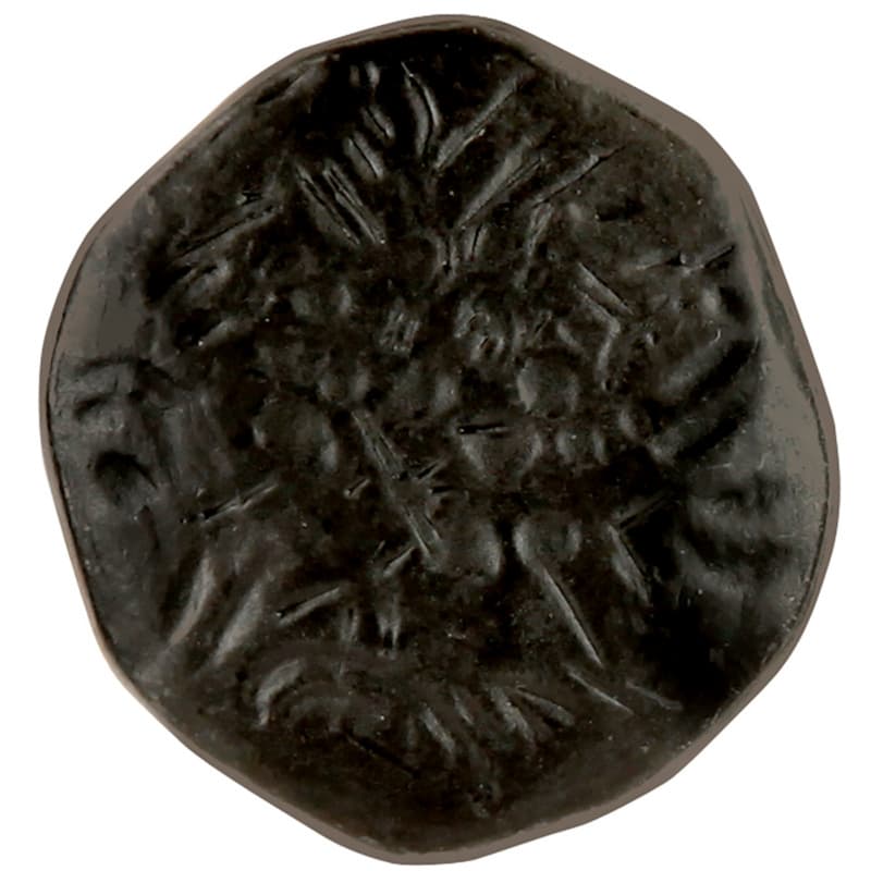 1-1/2" Carbonite Cabinet Knob, Black Iron