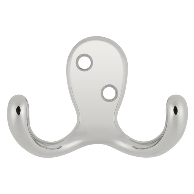 1-7/8" Hooks Double Cabinet Hook, Chrome