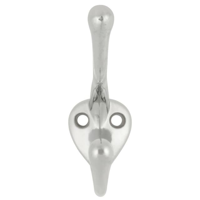 3-1/2" Universal Double Cabinet Hook, Chrome