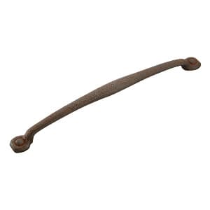 18" Refined Rustic Cabinet Pull, Rustic Iron
