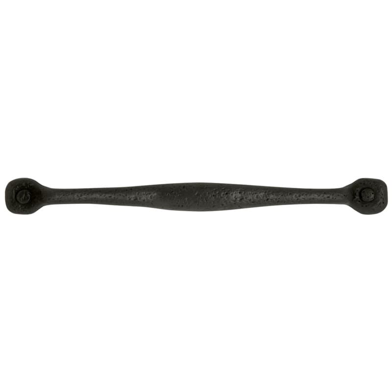 12" Refined Rustic Appliance Pull, Black Iron