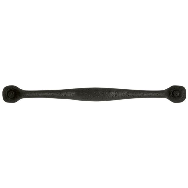 12" Refined Rustic Appliance Pull, Black Iron