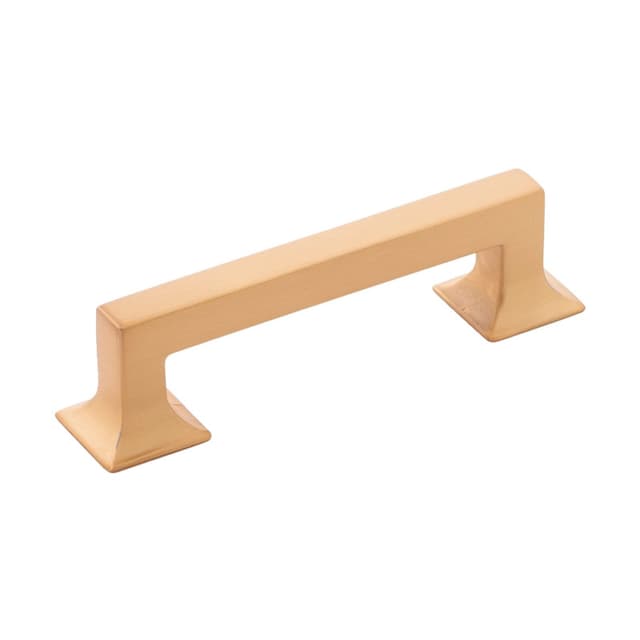 3-3/4" Studio Cabinet Pull, Brushed Golden Brass
