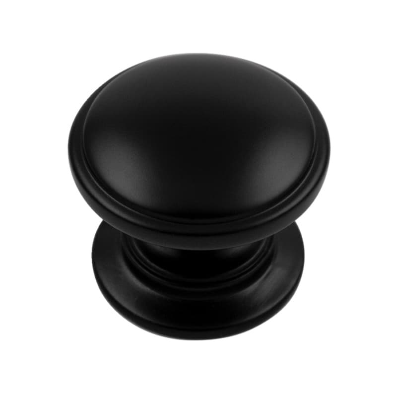 1-1/4" Williamsburg Cabinet Pull, Matte Black