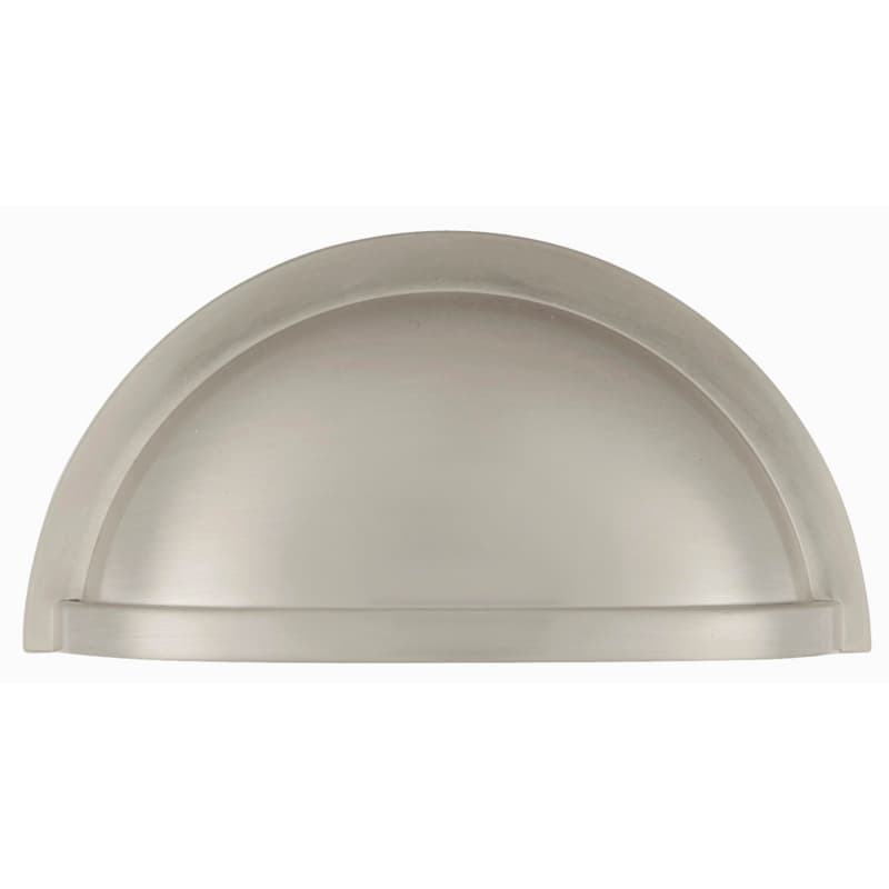 3" Williamsburg Cup Pull, Satin Nickel