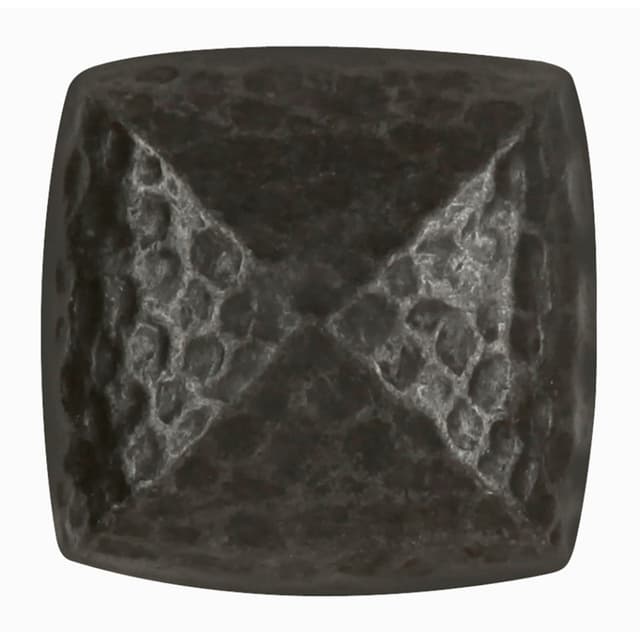 1-1/4" Mountain Lodge Cabinet Knob, Black Iron