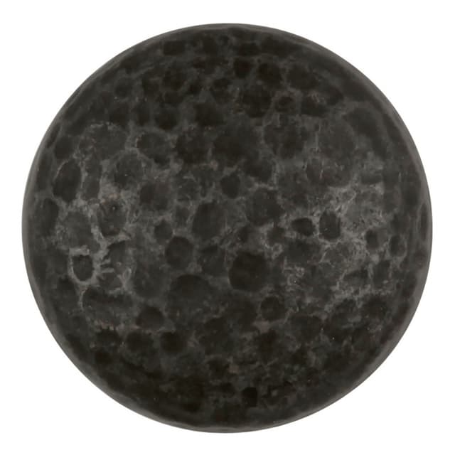 1-3/8" Mountain Lodge Cabinet Knob, Black Iron