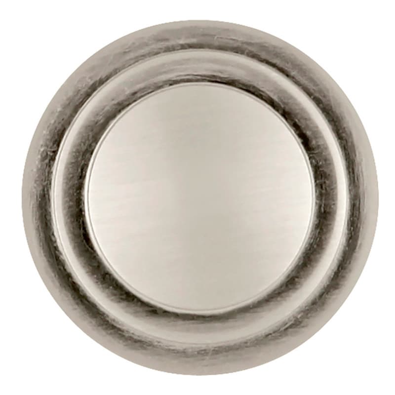 1-1/16" Deco Cabinet Knob, Satin Nickel