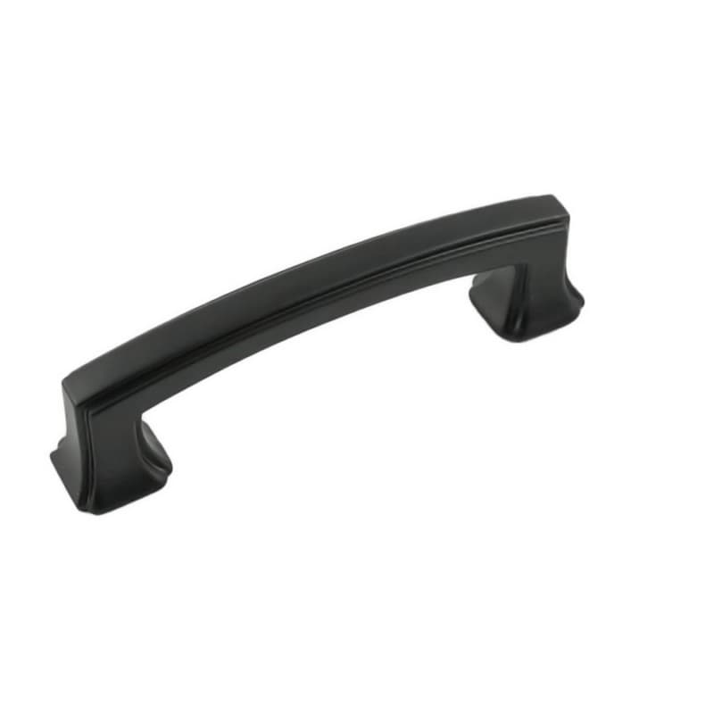 3" Bridges Cabinet Handle Pull, Matte Black