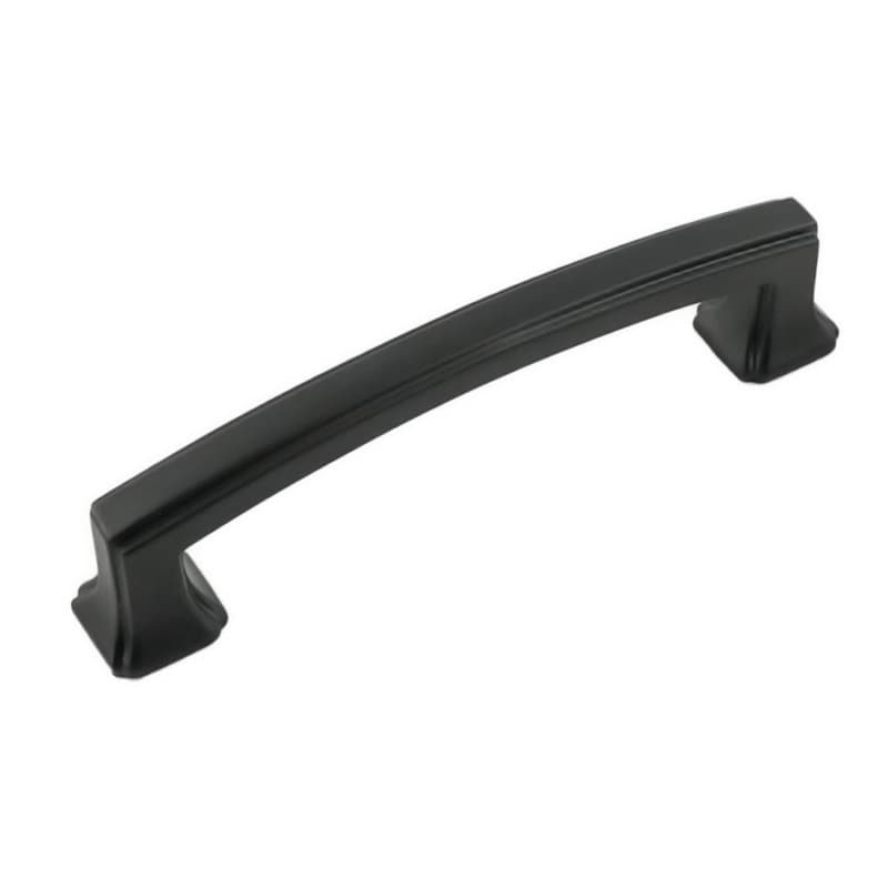3-3/4" Bridges Cabinet Pull, Matte Black