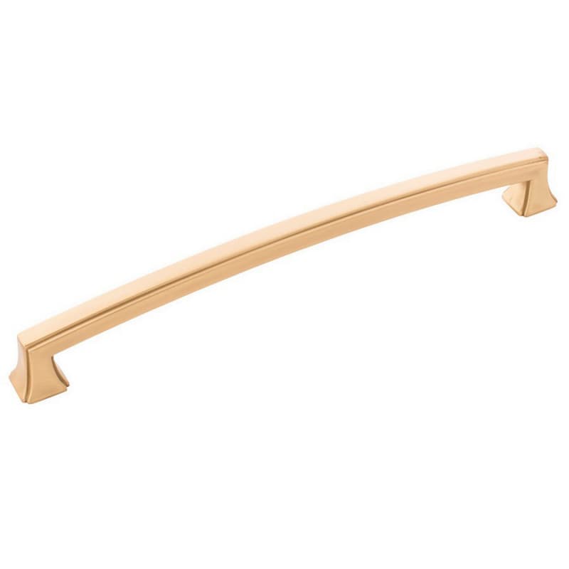 8-13/16" Bridges Cabinet Pull, Brushed Golden Brass