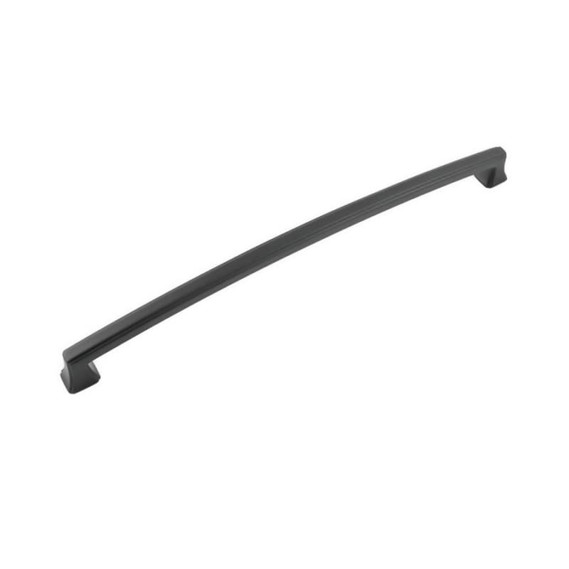 12" Bridges Cabinet Pull, Matte Black