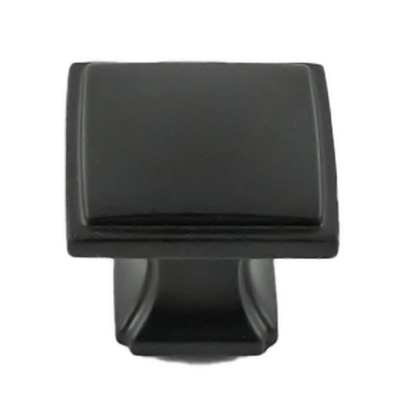 1-1/4" Bridges Cabinet Knob, Matte Black