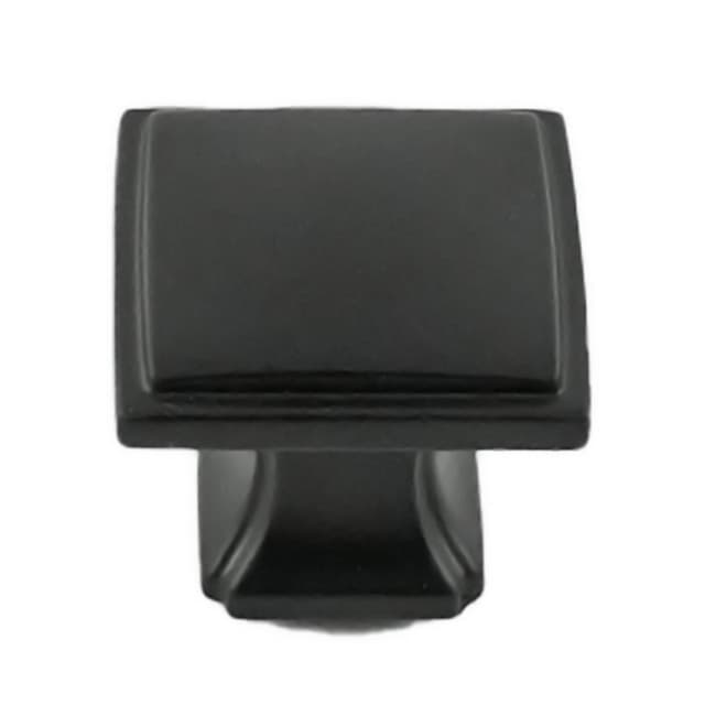 1-1/4" Bridges Cabinet Knob, Matte Black