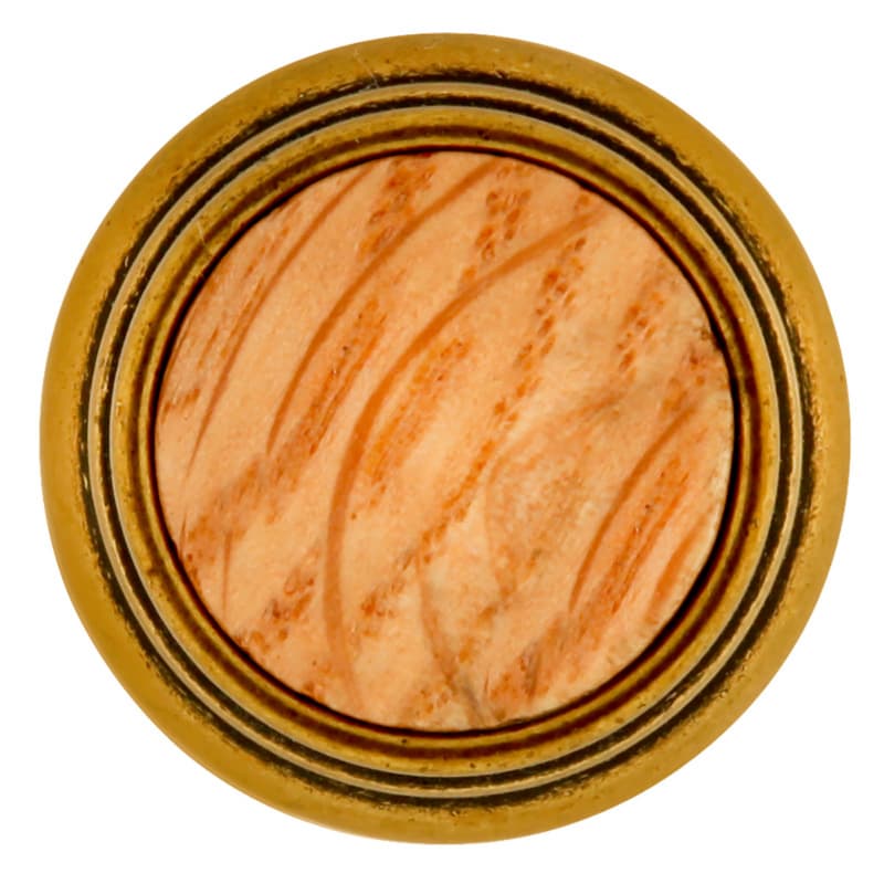 1-5/16" Woodgrain Cabinet Knob, Lancaster Hand Polished/Oak