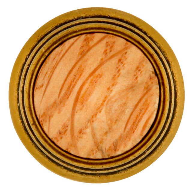 1-5/16" Woodgrain Cabinet Knob, Lancaster Hand Polished/Oak