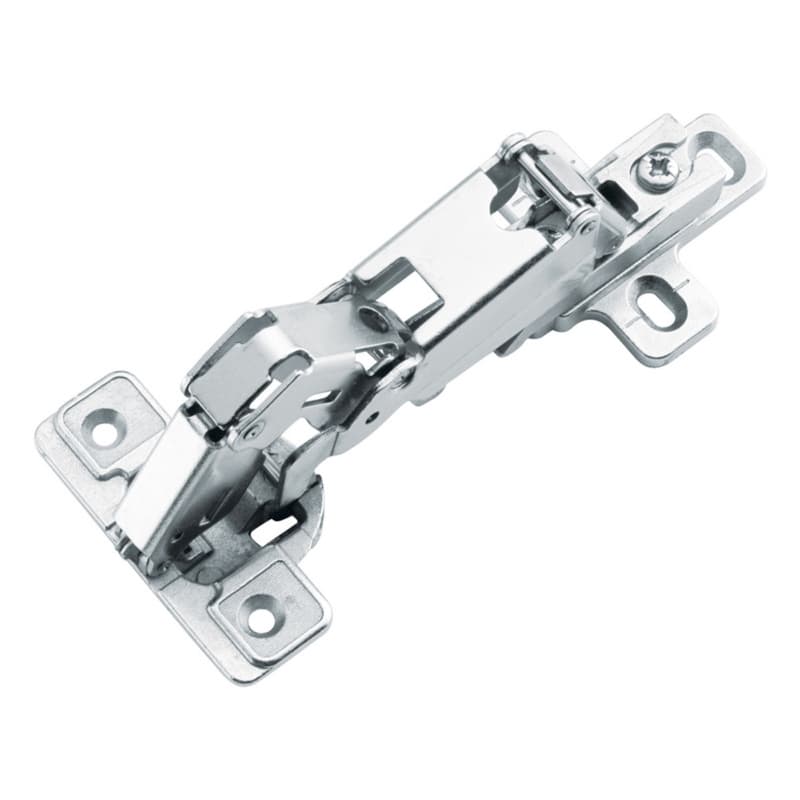 165° Lasy Susan Full Overlay Concealed Hinge, Frameless, Self-Close, Polished Nickel